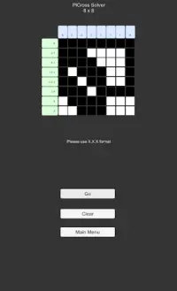 PiCross  Solver - Picture Cross Nonogram puzzles Screen Shot 1