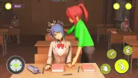 Anime School Girl Life 3D Sim Screen Shot 3