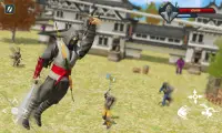 superhéroe ninja luchando Screen Shot 4