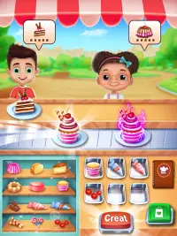 My street bakery shop & Cakes and cooking Game. Screen Shot 0