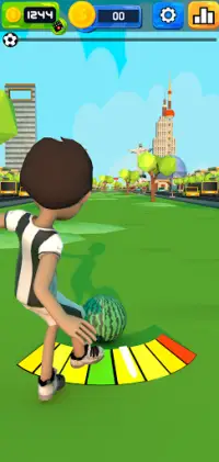 Flick Soccer: Cooles Goal Kick Strike-Fußballspiel Screen Shot 1