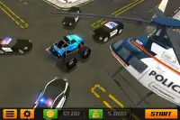 Police Chase Monster Truck in City Screen Shot 1