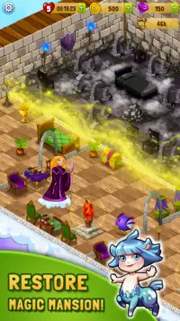 Merlin and Merge Mansion Screen Shot 2