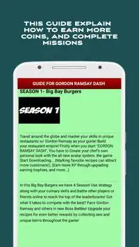GUIDE FOR GORDON RAMSAY DASH! Screen Shot 1