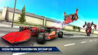 रैंप कार रोबोट ट्रांसफॉर्मिंग गेम: रोबोट कार गेम्स Screen Shot 5