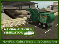 쓰레기 트럭 시뮬레이터 2016 Screen Shot 12