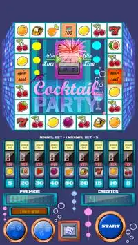 slot machine cocktail party Screen Shot 0