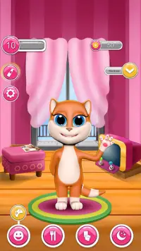 My Talking Cat Sofy - Virtual Pet Game Screen Shot 0