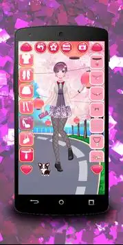 Maquillaje de moda niñas dressup Screen Shot 5