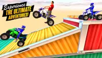 ATV Quad Bike Impossible Track Stunts Racing Games Screen Shot 1