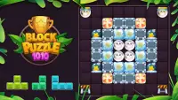 Classic Block Puzzle Game 1010: Free Cat Pop Game Screen Shot 9