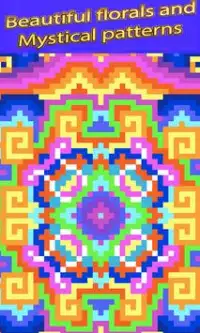 Pixel Art Color Mandala Number Screen Shot 0