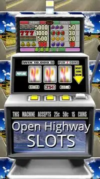 3D Open Highway Slots - Free Screen Shot 0