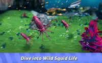 Ocean Squid Simulator - dive into animal survival! Screen Shot 0