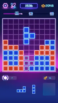 Block Puzzle Glow Screen Shot 1