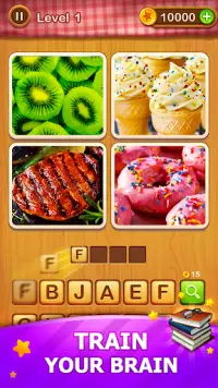 4 Pics Guess Word -Puzzle Game Screen Shot 1