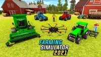 Real Farm Sim 21: Tractor Farming Simulator Game Screen Shot 4