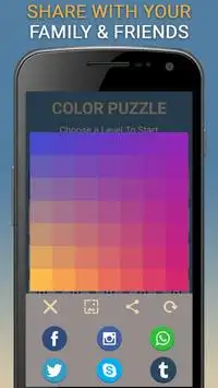 Jeu de puzzle de couleur assortie Screen Shot 4