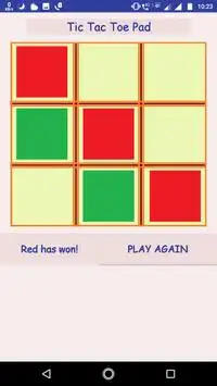 Tic Tac Toe Pad Screen Shot 2