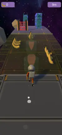 Space Monkey - Endless Space Runner Screen Shot 2
