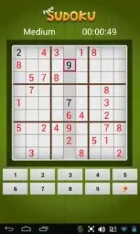 Free Sudoku Screen Shot 1