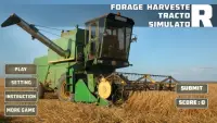 Forage Harvester Tractor Sim Screen Shot 0