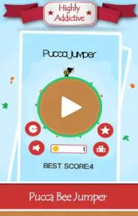 Pucca Bee Jumping Adventure Screen Shot 0