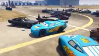 Superheroes Cars Lightning: Top Speed Racing Games Screen Shot 6