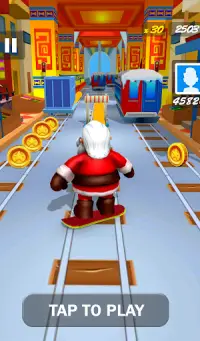 Subway Santa Adventure – Subway Runner Game 2019 Screen Shot 6