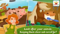 животные и игры для малышей развивающие Dirty Farm Screen Shot 3