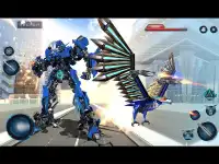 Flying Robot Eagle Transform: Eagle Games Screen Shot 12