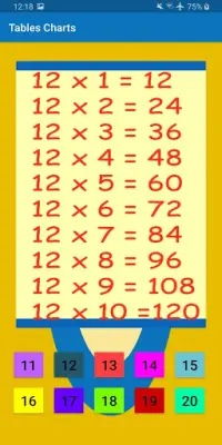 Times Tables Trainer Screen Shot 3