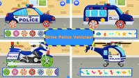 Voiture de police pour enfants Screen Shot 0