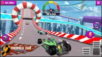mobil formula: mobil stunt - GT game balap Screen Shot 1