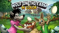 Wolf on the Farm in color Screen Shot 0