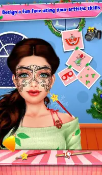 Christmas Makeup Dressup Games : Girls Games Screen Shot 3