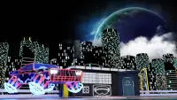 High Speed Neon Car Endless Driving Simulator Game Screen Shot 0