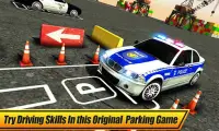 Real Police Car Parking 3D Sim Screen Shot 0