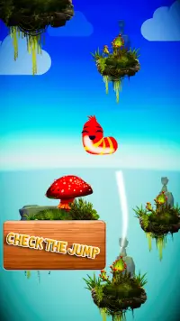 Whirlybird doodle larva jumping game Screen Shot 0