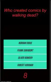 quiz : how well do you know  the walking dead Screen Shot 0