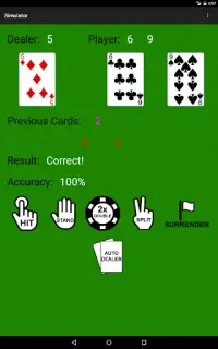Blackjack Strategy Trainer Screen Shot 9