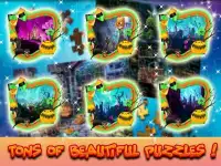 Jigsaw puzzle przygody Mystery Halloween gry Screen Shot 6