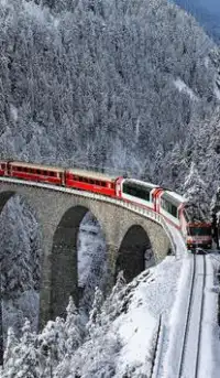 Trains And Railroads Jigsaw Puzzles Screen Shot 1