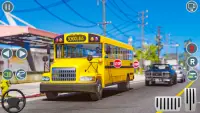virtual niño alto colegio autobús motor simulador Screen Shot 0