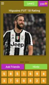 Guess The FUT 18 Player Rating | FIFA 18 Quiz Game Screen Shot 2
