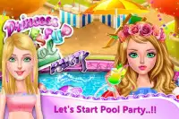 Princess Dressup Pool Party Screen Shot 7