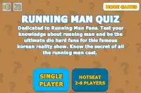 Running Man Quiz Games Screen Shot 0