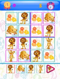 Kids Animals Sudoku Game Screen Shot 10