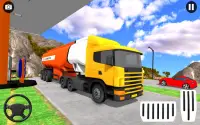 Oil Tanker Cargo Truck 3d - Free Real Truck Games Screen Shot 2