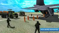 الجيش مجرمي النقل - الشرطة محاكي الطائرة Screen Shot 7